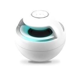 炫彩星球 悦动随行 艾米尼便携式蓝牙音箱，白色炫彩星球系列深度体验